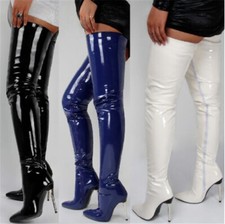 11cm Womens Zip Thigh High