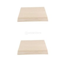 20x Unfinished Thin Basswood