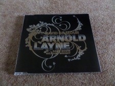 CD SINGLE - DAVID GILMOUR / DAVID BOWIE - ARNOLD LAYNE
