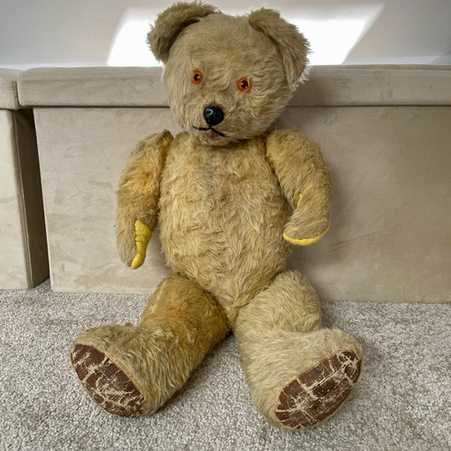 Large vintage teddy bear - large,