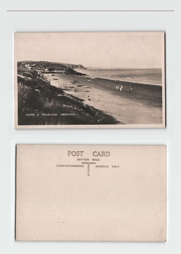 Postcard sands and headland - postcard,