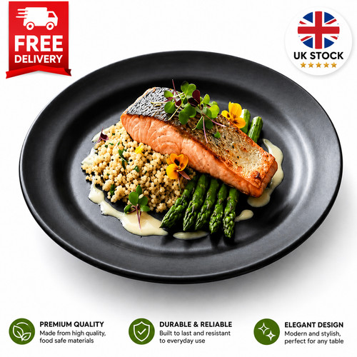 28cm black melamine dinner - melamine,