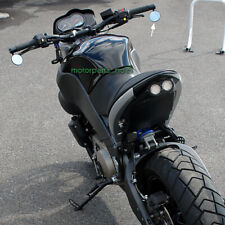 3" Round 7/8" Handle Bar End Side Mirrors Black For Motor Naked Buell XB9S XB12S