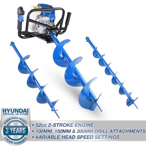 Hyundai petrol earth auger - hyundai,