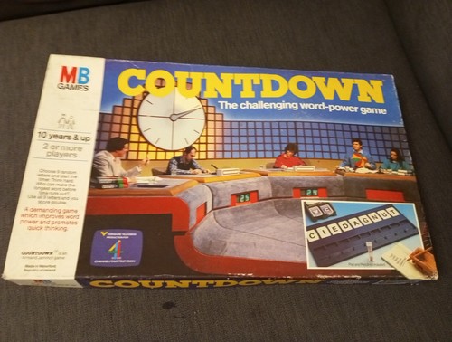 Countdown board game 1986 - countdown,