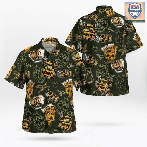 Jeep beer skull hawaiian - beer,