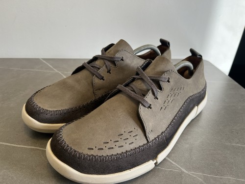 Clarks mens grey black - black, lace