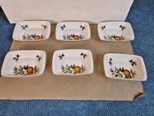 6 x Midwinter Orange & Lemons Stylecraft Fashion Shape Dishes VGC