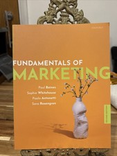 Fundamentals Of Marketing By Paul Baines Paperback Book Second Edition