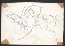 P j Proby genuine authentic signed autograph signature COA UACC