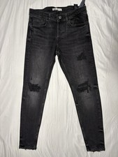 Zara Slim Fit Distressed Jeans
