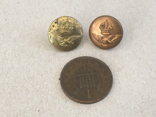 WW2 Royal Air Force Forage Cap Buttons (Odd Pair)