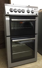 FLAVEL MLB72NDS 50cm Double Oven Gas Cooker - Silver,  1 Year Warranty  (11033)