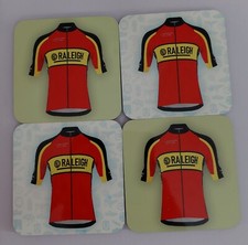 4x T.I.-Raleigh Cycling Jersey Coasters - Ideal Christmas Present 