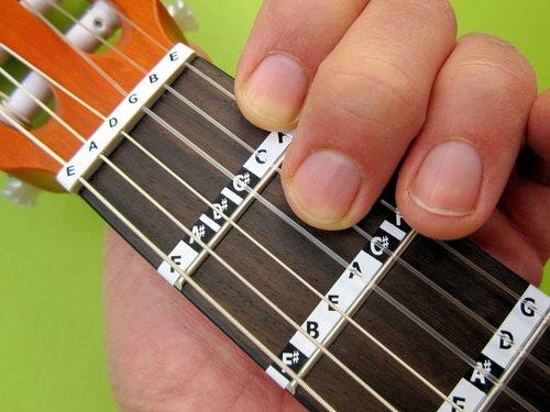 Guitar note stickers - 3/4, 1/2
