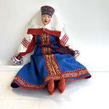 Vintage Art Doll Cloth Ceramic