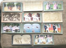 Lot Of 11 Antique Stereoview