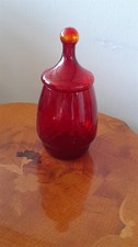 Retro Empoli glass Bon Bon Jar