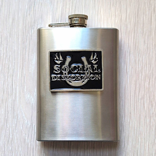 Stainless steel 8oz hip flask - hip,