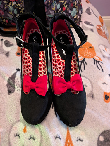 Ruby shoo kiara black red - ruby,