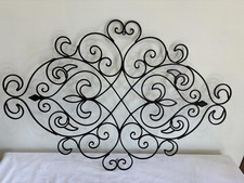 Large Metal Scroll Wall Decor