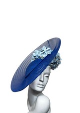 Cobalt Blue pleated