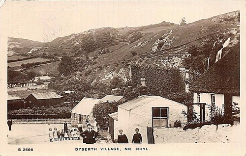 Postcard dyserth village nr - postcard,