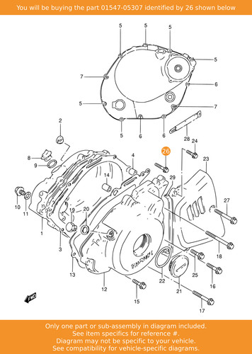 Suzuki bolt - suzuki, (5x30)