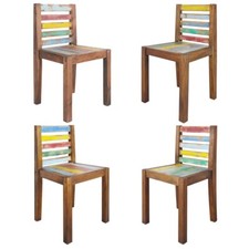 Vintage Wooden Dining Chairs