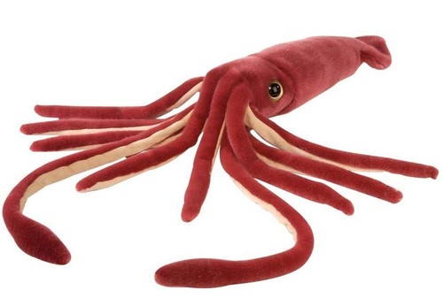 Giant squid soft toy - giant, teddy