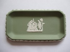 Vintage Wedgewood Green Edged Pin Tray 1970's 80's SPECIAL OFFER 4 FOR 3 #16