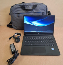 HP 14s-dq0011na 14" Pentium | 4GB | 128GB | Jet Black - With Carry Case