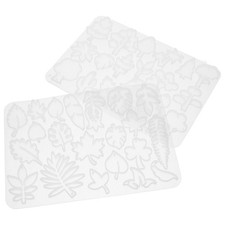 2 Pcs Leaf Shape Silicone