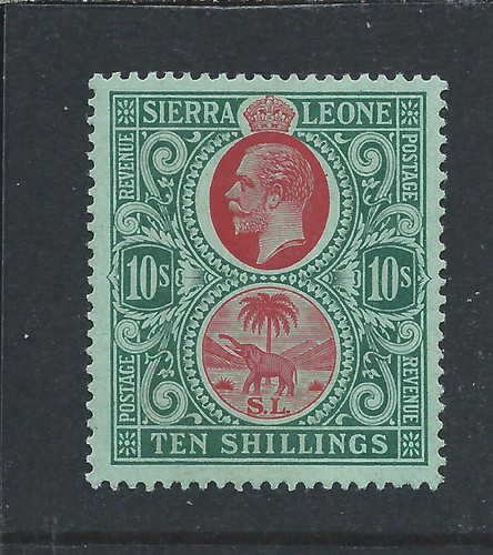 Sierra leone 1912 10s - leone, 1912-21