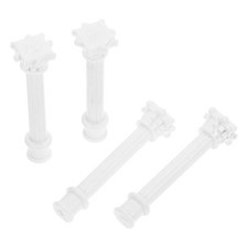  4 Pcs Mini Roman Sculpture