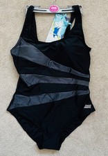 ZOGGS SWIMSHAPES BLACK STRIPE