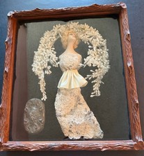 Victorian Shadow Box Wax Doll