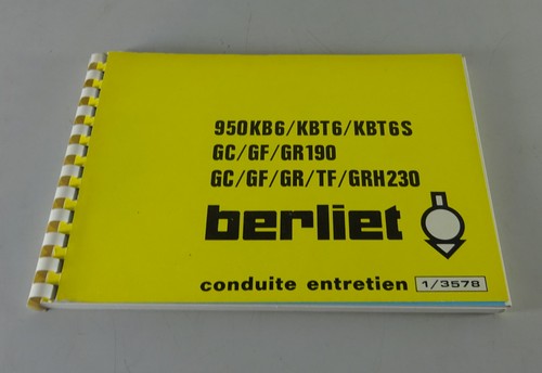 Manuel entretien manual - manuel, d´entretien