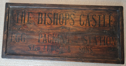 Vintage rustic wooden sign - wooden, /