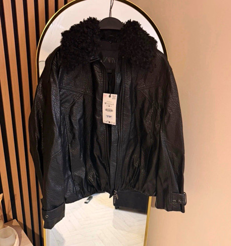 Zara women black faux - women’s,