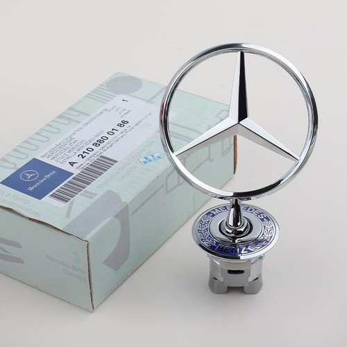 Front hood ornament mounted - ornament,