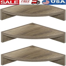 3 Tier Corner Wall Shelves