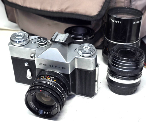 Vintage zenit 35mm slr - vintage, zenit-b