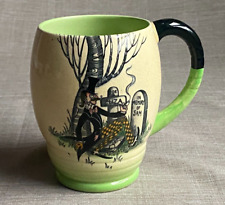 Vintage c1930 Carlton Ware Pearly Gates Australian Dreamer Art Deco Tankard Mug