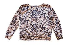 LADIES LEOPARD PRINT TOP, FEMALE FASHION DESIGNER CLOTHING 