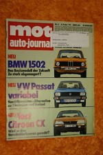 MOT 3/75 Citroen CX 2000 BMW