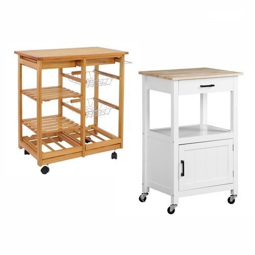 Wooden kitchen utility island - utility,
