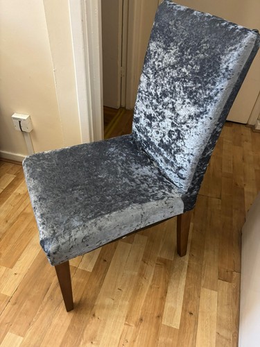 Black dining table chairs - 6,