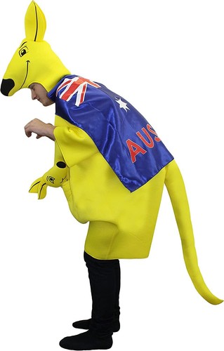 Kangaroo costume with - kangaroo,