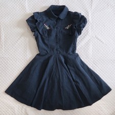 Secret Honey Embroidered Navy